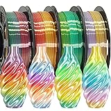 OEM MIKA3D 1.75mm Silk Shiny 4 Types Rainbow Multi