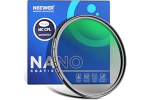 NEEWER 77mm Polarizer Filter, 24 Layer Multi Resistant Nano Coated MC CPL Circular Polarizing Filter with HD Optical Glass/Ul