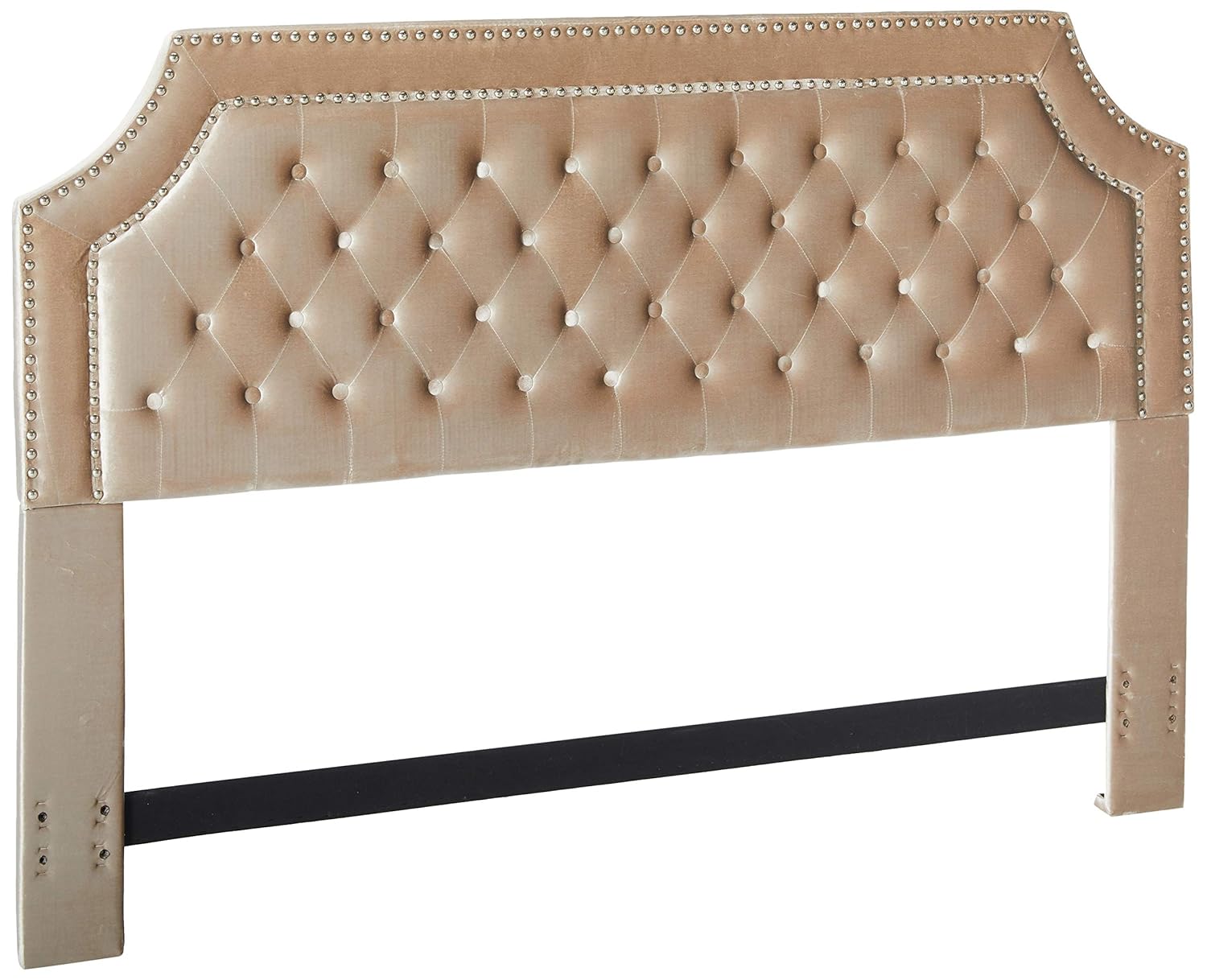 Best Upholstered Taupe King Headboard