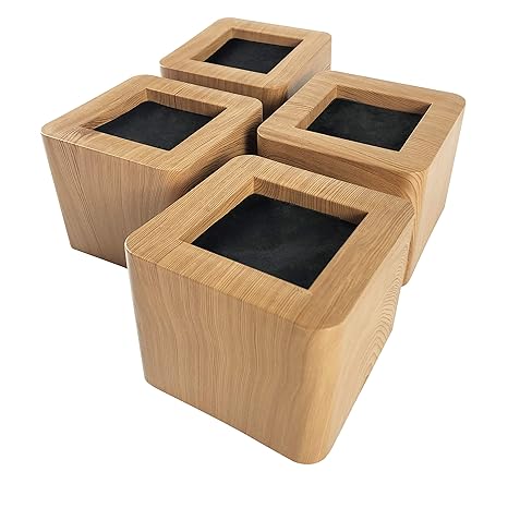 Bed And Furniture Risers 3 Inch Heavy Duty Bed Lifts 4 Pack