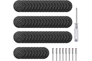 FOTYBEI 60Pcs Rotary Tool Cut Off Wheels 1-1/4'' Reinforced Fiberglass Cutting Wheel Discs with 8Pcs 402 Mandrels, Rotary Tool Accessories for Cutting Metal, Wood, Stone(One Screwdriver)