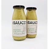 Le Sauce Gourmet Roasted Poblano & Garlic Finishing Sauce, great on chicken, panko pork chops, fish, vegetables, foodie gift 
