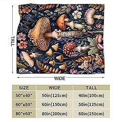 Mushroom Blanket Mushroom Throw Blanket Mushroom