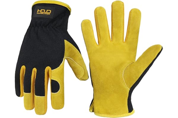 Mechanics-style dexterity gardening gloves product photo