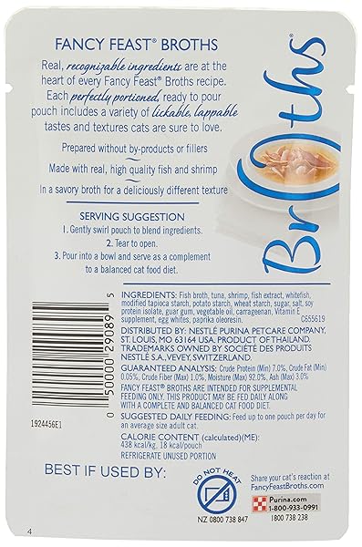 PURINA FANCY FEAST CLASSIC WITH TUNA SHRIMP & WHITEFISH CAT FOOD – 1.4 OZ. POUCH