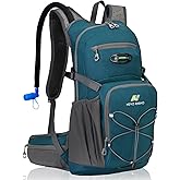 N NEVO RHINO Hydration Backpack, 18L Multipurpose Hiking Backpack with 3L Water Bladder, Water Backpack Insulated Hydration Pack Ideal for Hiking and Cycling