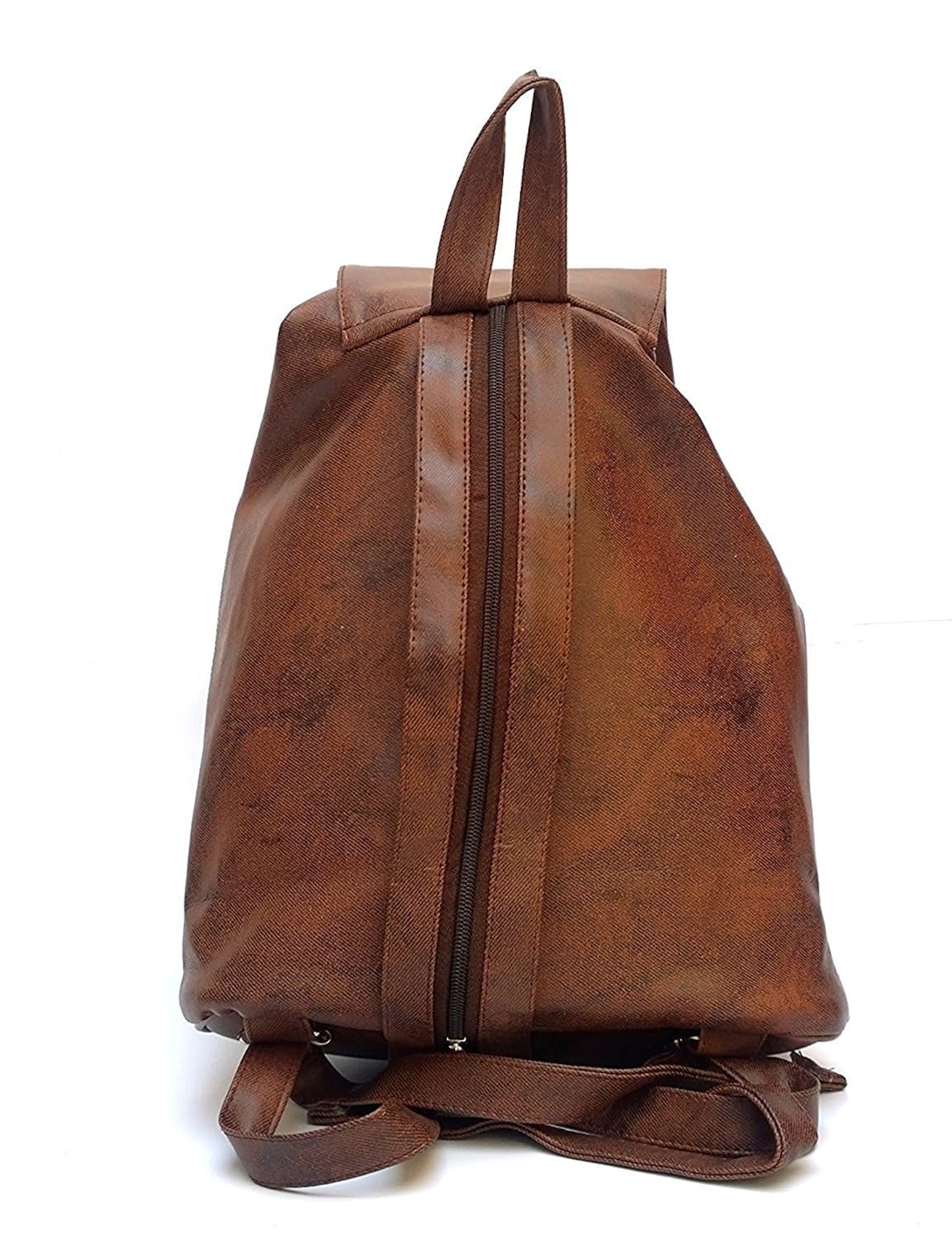 vintage women's backpack handbag (a1,brown)
