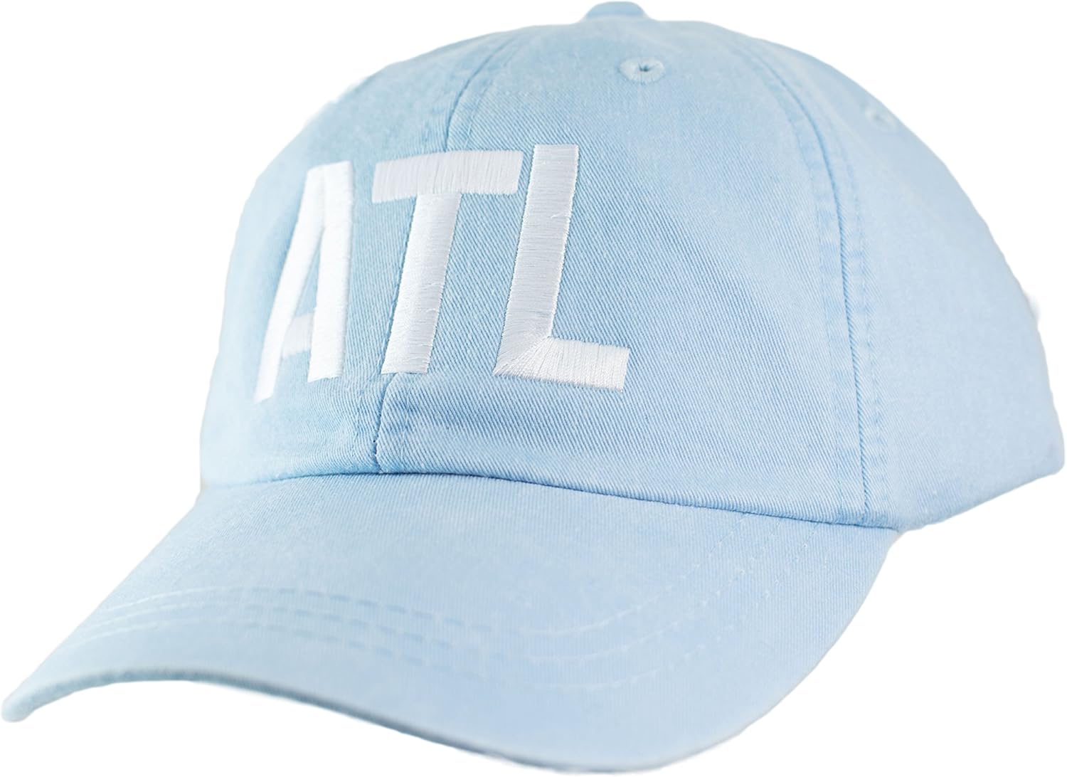 light blue hat