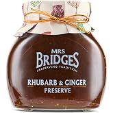 Mrs Bridges Rhubarb &amp; Ginger Preserve 12 Ounce (Pack of 1)