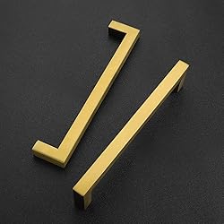 Ravinte 10 Pack Square Bar Kitchen Cabinet Handles