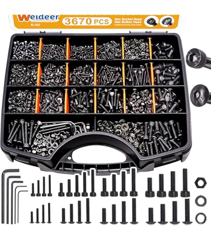 5170 Piece Grade 5 USS Zinc Plated Coarse Thread Bin Kit With Two (2) – US Bolt Kits - View #3