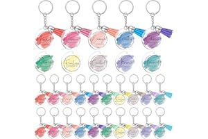 Equsion 36 Pcs Christian Christmas Gifts for Woman Bible Verse Keychains Gifts for Christian Holiday Party Favors Supplies (Vibrant Colors)