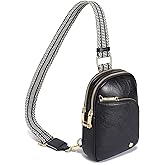 INICAT RFID Blocking Sling Bag, Anti Theft Crossbody Bag for Women, Travel Fanny Pack Style Purse, Vegan Leather