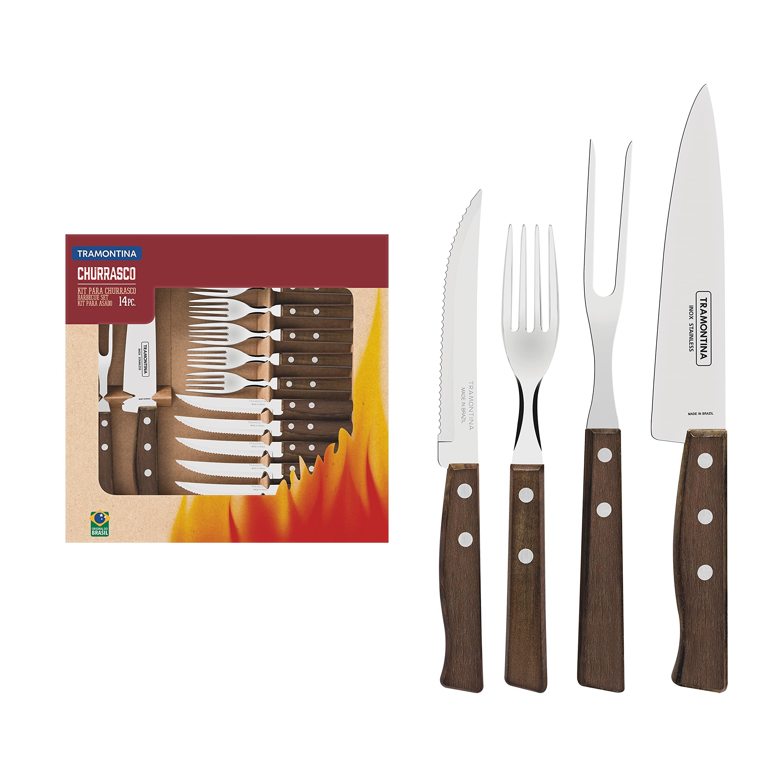 Tramontina Steak Cutlery Set (14 Pcs.)