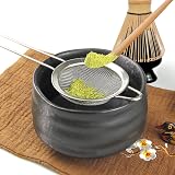 Artcome 10-Piece Japanese Matcha Tea Set Black view 5