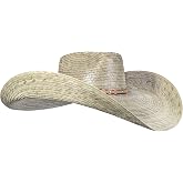 Mexart Oversized Cowboy Wide Brim Straw Hat Natural | Sombrero de Palma Grande Natural
