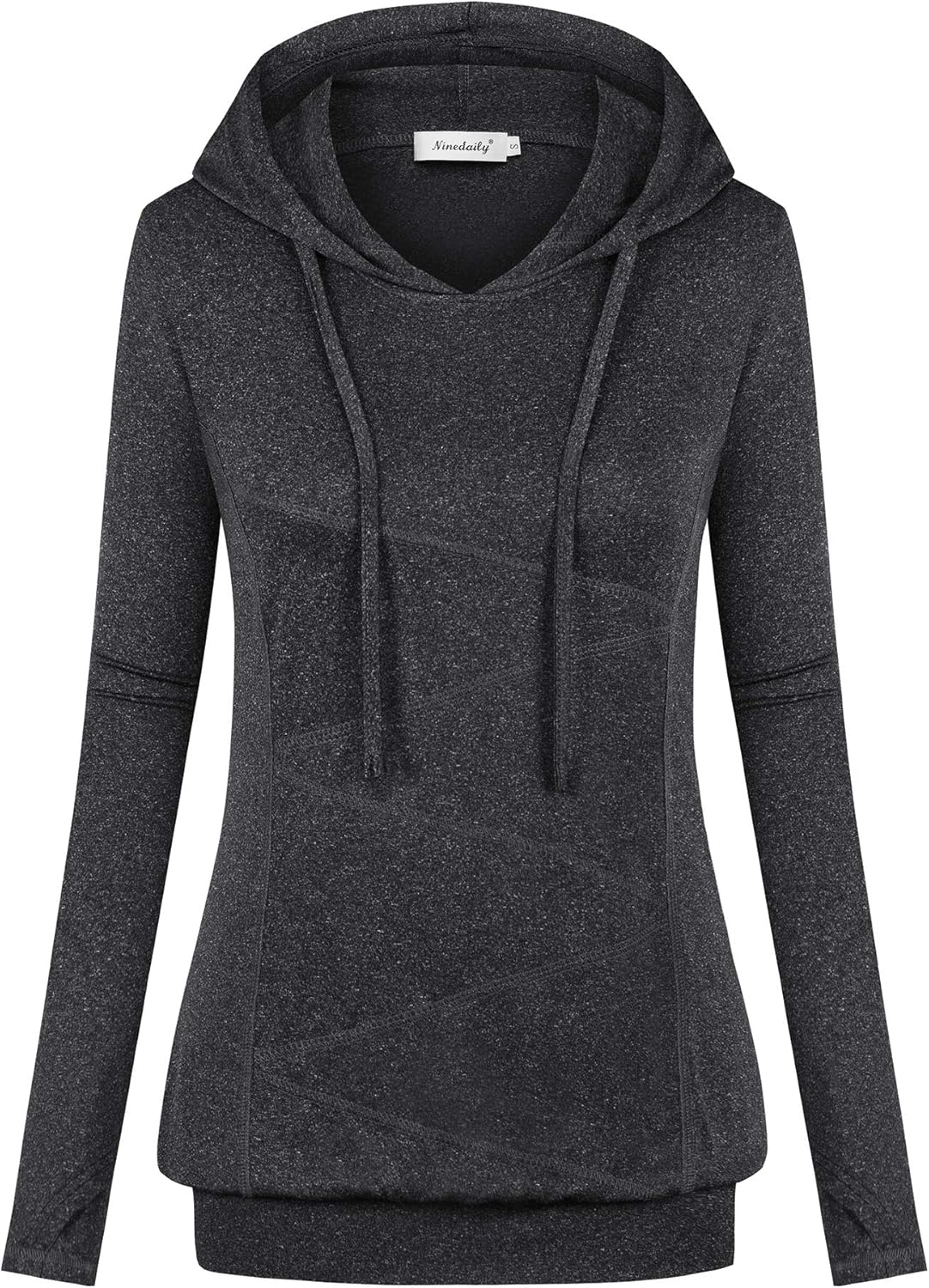 Ninedaily Women's Long Sleeve Hoodies Winter Workout Fitness Tops Exercise Shirt: Clothing