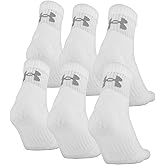 Under Armour Unisex-Adult Training Cotton Quarter Socks, Multipairs