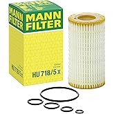 Mann Filter HU 718/5 x Cartridge Oil Filter Replacement Compatible With Dodge Sprinter 2500 Van (2007-2008), Sprinter 3500 Van (2007-2008), Mercedes-Benz C230 (2006-2009)