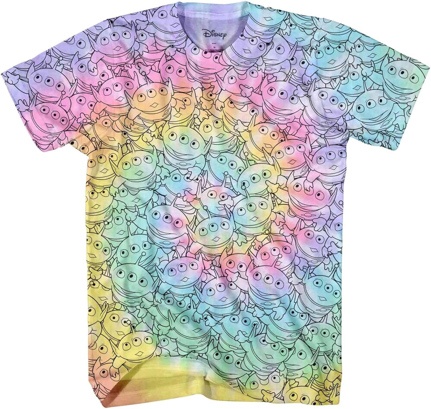 Disney Pixar Toy Story Jumbled Disneyland World Funny Adult Tee Graphic T-Shirt for Men Tshirt: Clothing