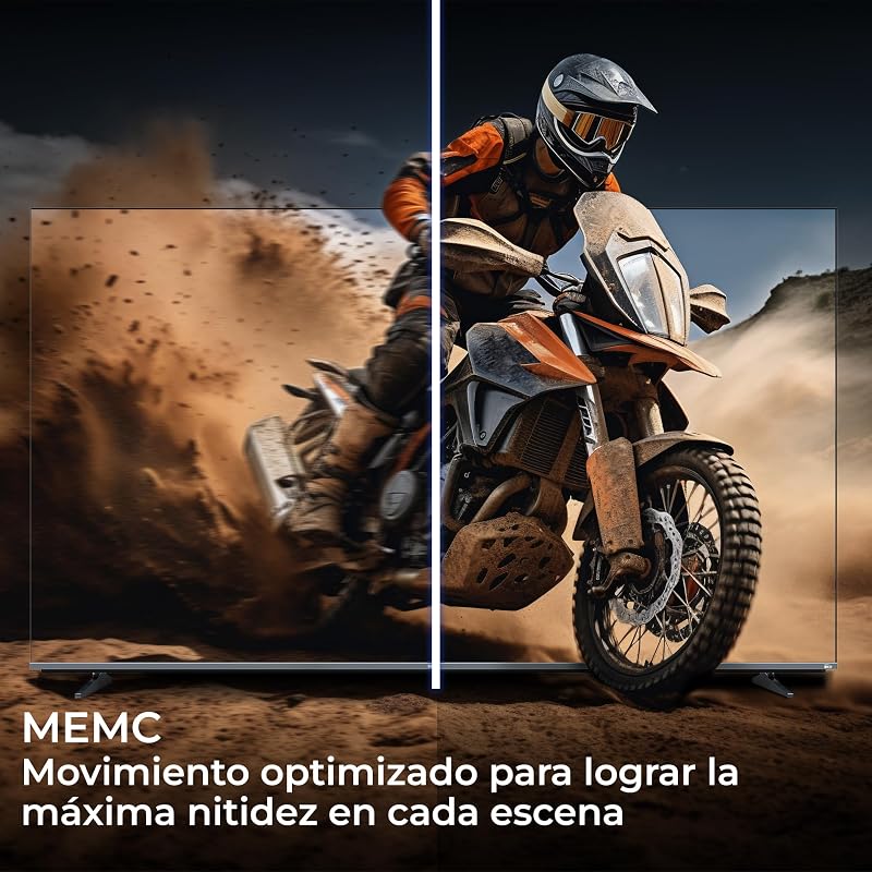 K85 4K UHD 50" H50K85GUX, Smart TV con Google TV, Chromecast, Dolby Audio, HDR10, MEMC, AI Picture Quality, Bluetooth 5.1, Gaming Accelerator 120Hz, USB 2.0 x 2, DBX TV, HDMI 2.1 x 4 [2026]