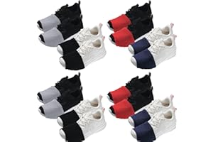 Haysandy 8 Pairs Dance Shoe Covers Over Shoes Socks for Dancer Women
