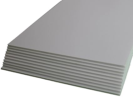 20 Platten-Set, weiß, 3 mm dick, format A4, 21 x 29,7 mm