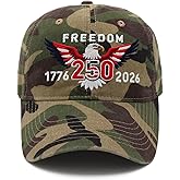 United States 250th Anniversary Hat,1776-2026 Eagle Embroidery Patriotic Baseball Cap,250 Anniversary USA Hat for Men Women