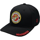 Marine Corps Logo Hat for Men USMC Hat, Official Licensed US Marines Seal Embroidered Veteran Cap