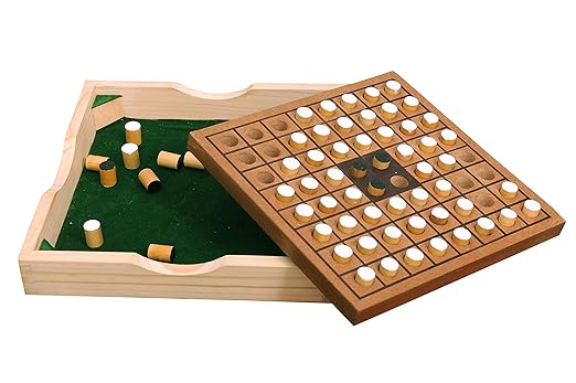 Pytho Wooden Othello / Reversi Board Game | Children Chess | Size: 10 X 10 Inches