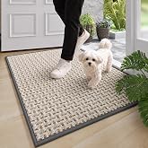 YDKGL Front Door Mat Indoor Entrance Non Slip Entry Doormat Gray 17