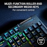 Razer BlackWidow V4 X Green Switch Mechanical Keyboard US Layout Black view 5