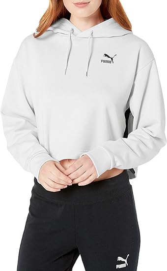 Amazon Puma レディース クラシック クロップドパーカー トレーナー パーカー 通販