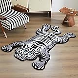 5x3.3ft Tibetan Tiger Area Rug Tufted High Pile