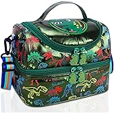 RHCPFOVR Kids Lunch Bag - Double - Decker Cooler Insulated Lunch Box for Boys Girls,Washable Lunch Bag and Reusable Toddler Lunchbox for School and Daycare