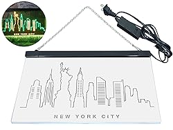 ADVPRO New York City Skyline Silhouette Dual Color