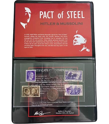 WWII Germany Coin Set – 1 Reichspfennig Zinc, 1 Reichspfennig