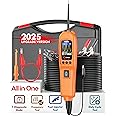 KZYEE KM50 (Upgrade of KM10) Power Circuit Probe Kit - 12V/24V Automotive Circuit Tester Current Probe with AC/DC Voltage/Resistance/Diode/Frequency/Duty Cycle/Fuel Injection, Activate Component