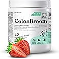 ColonBroom Psyllium Husk Powder - Colon Cleanser for Constipation & Bloating Relief, Gut Health - Vegan, Gluten-Free, Non-GMO