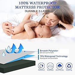 Sufdari Twin XL Mattress Protector,Waterproof