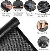 SAFRI Grey Large Door Mat 90x150cm Heavy Duty Non-Slip Indoor Outdoor view 4