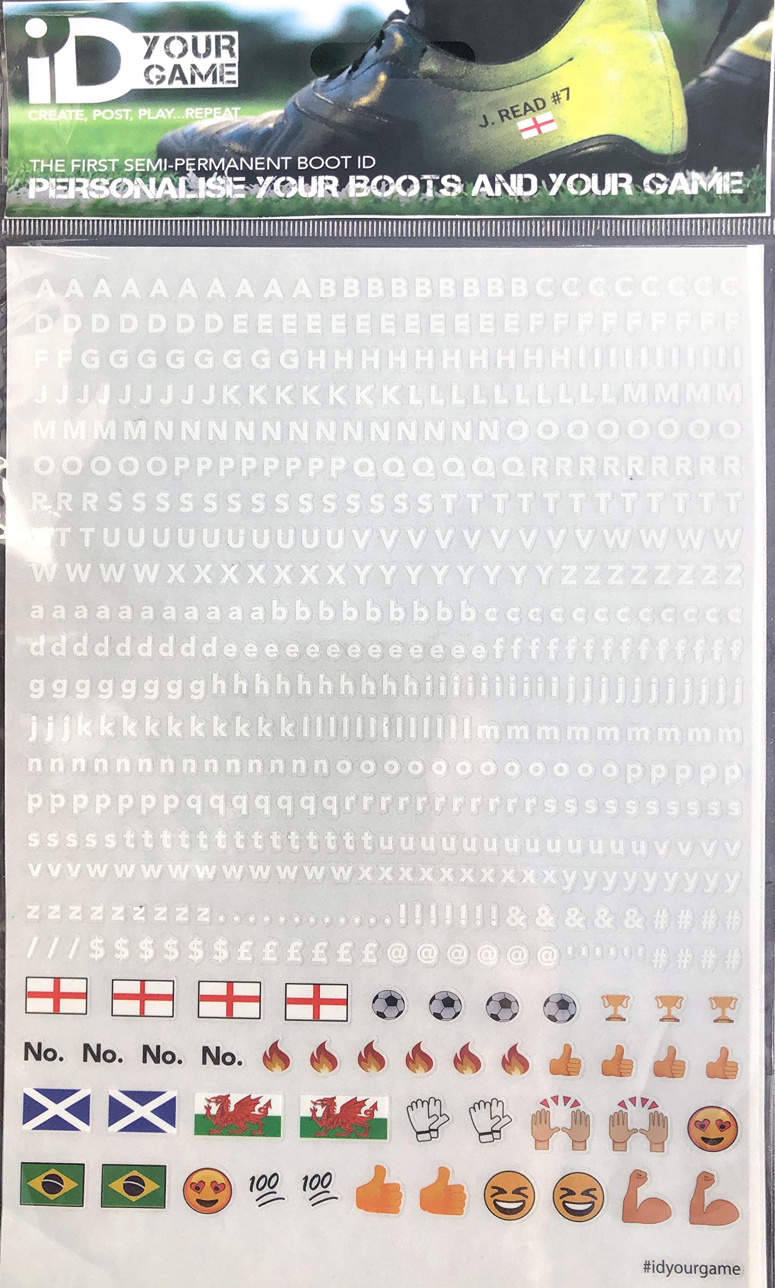 idyourgame Standard Pk - White Text