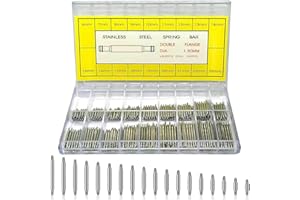 XinYunfan 360Pcs 6-23mm Watch Band Pins - The Must Have DIY Watch Repair Kit for Every Enthusiast,Stainless Steel Replacement Watch Spring Bars for Band Straps Adjustments
