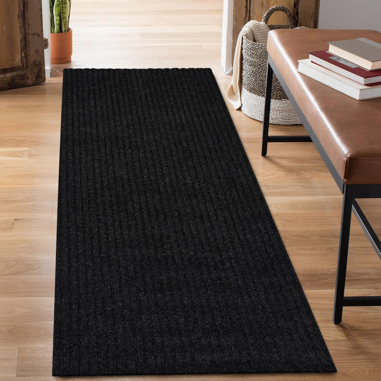 BESTVUE 3' x 71' Runner Rugs with Rubber
