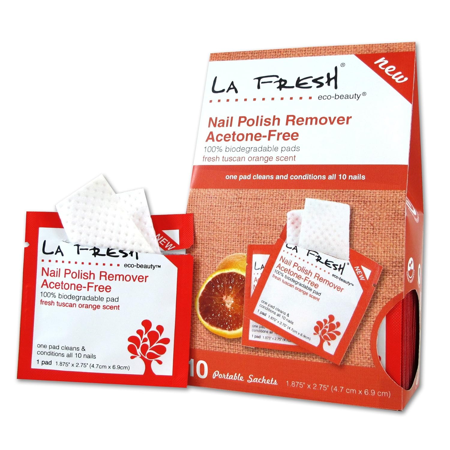 Acetone Free Nail Polish Remover Pads - Nail Ftempo