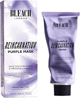 Bleach London Purple Reincarnation Mask 200ml Bond Repair Blonde Hair Treatment view 1