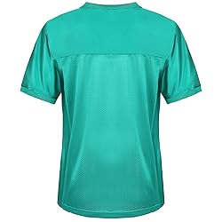 Aumudle Men Blank Plain Football Jersey Practice
