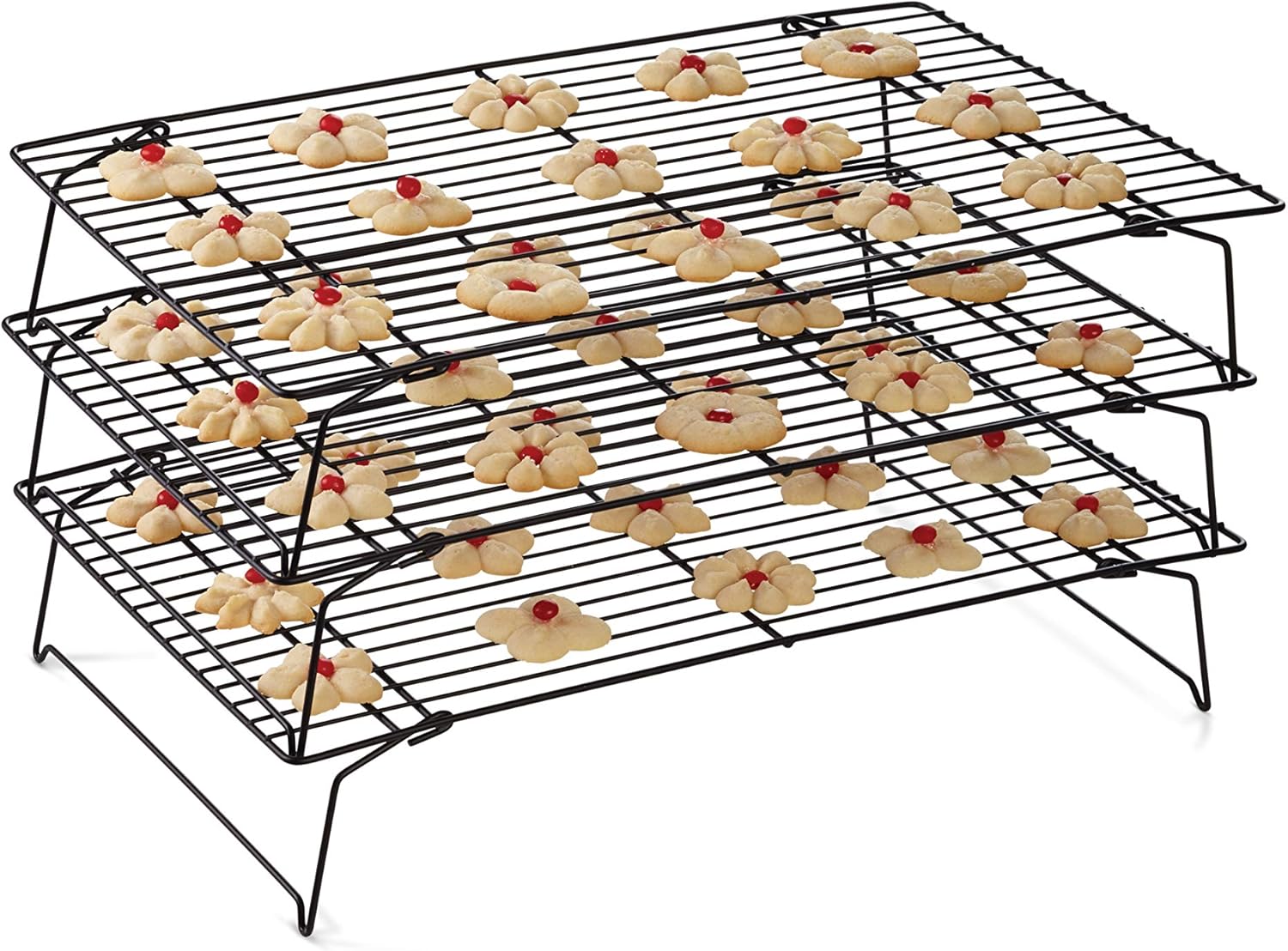 Wilton Excelle Elite 3-Tier Cooling Rack for Cookies, Cakes and More: Kitchen & Dining