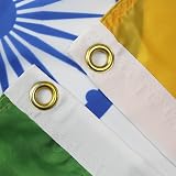 AZ FLAG India Flag 2x3 ft 100D Polyester with Two Metal Grommets view 2