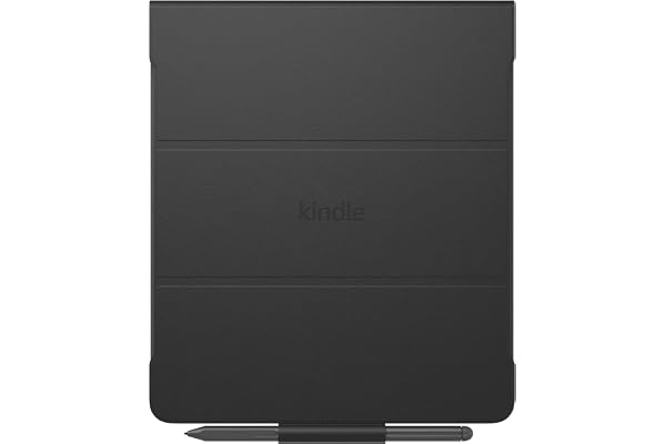 Plant-Based Leather Folio Cover with Magnetic Attach, Designed with Sustainability in Mind for Amazon Kindle Scribe
